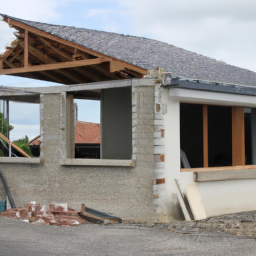 Extension de maison avec chambre d'amis Stains